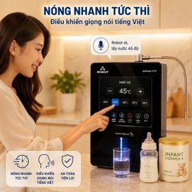 Máy lọc nước điện giải ion kiềm Robot ionSmart 1112 chính hãng dịch vụ tốt
