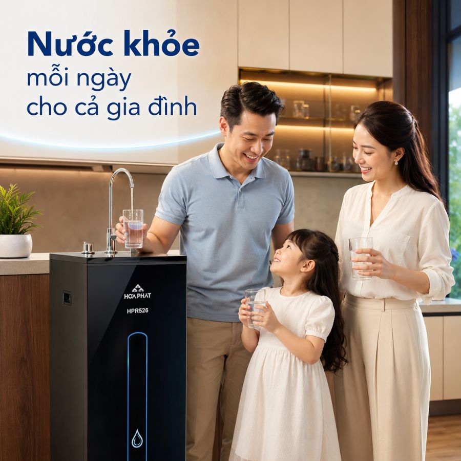 Nước khỏe mỗi ngày cho cả gia đình