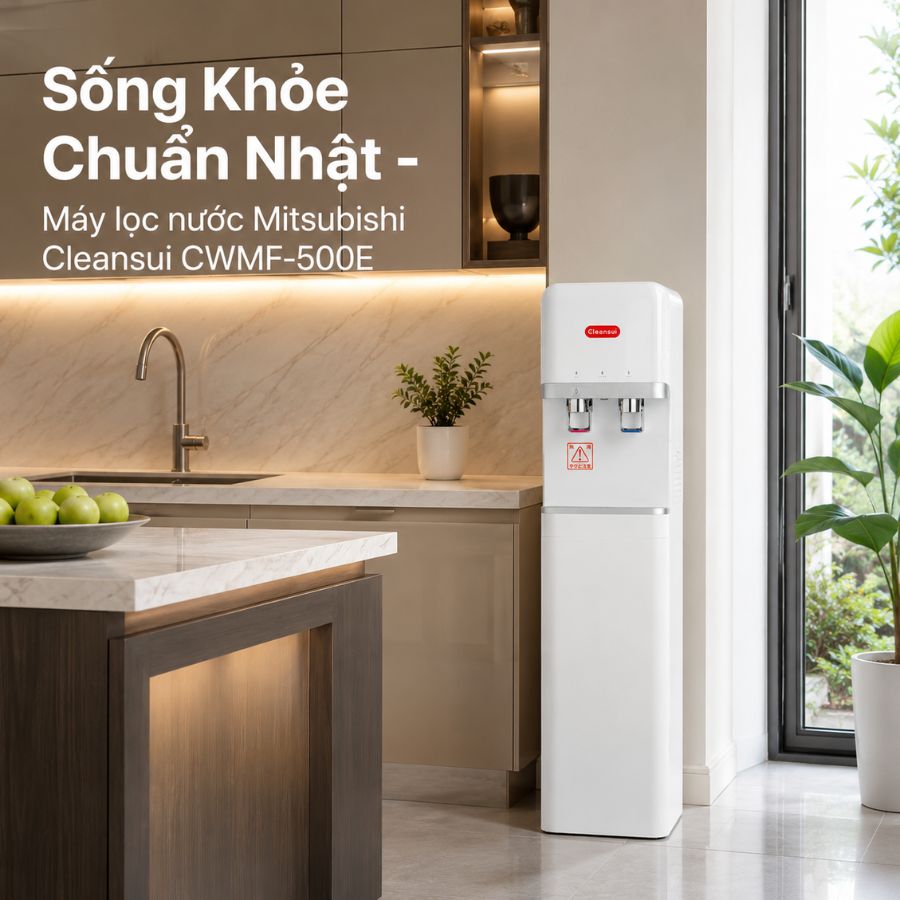 Sống Khỏe Chuẩn Nhật - Máy lọc nước Mitsubishi Cleansui CWMF-500E