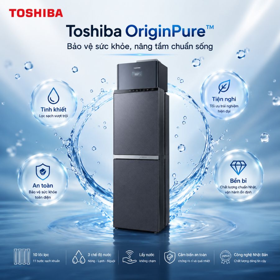 Toshiba OriginPure - Bảo vệ sức khỏe, nâng tầm chuẩn sống